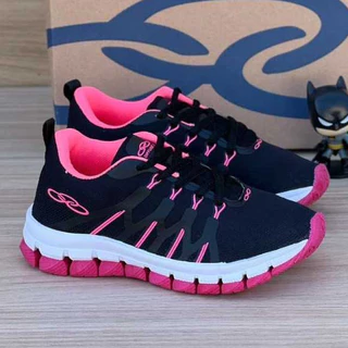 Tênis Feminino Olimpik Confortável Esportivo Academia Caminhada Corrida Leve Treino Crossfit