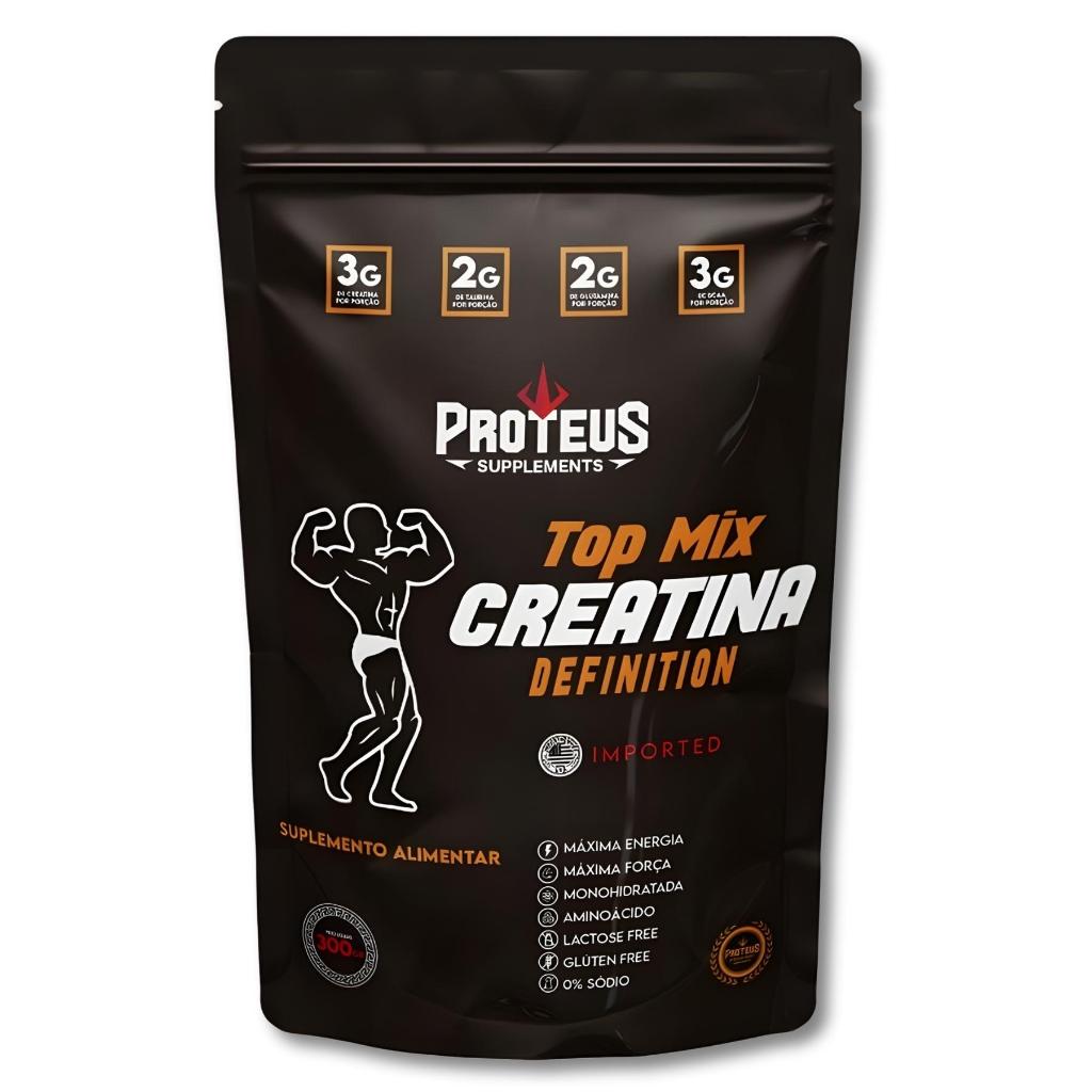 Creatina Proteus - Monohidratada Integral + Dosador - Refil 300g