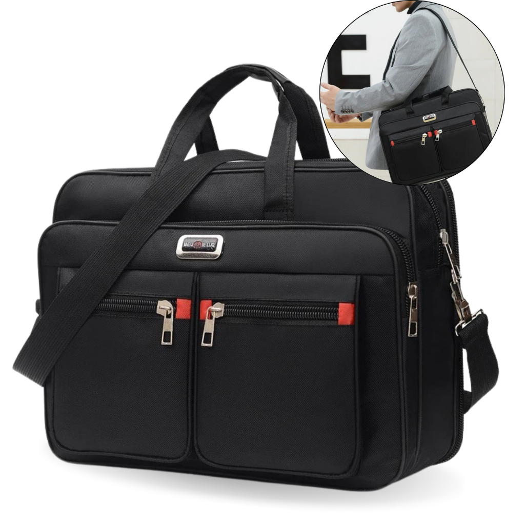 Bolsa Pasta Maleta Executiva Notebook Grande Nylon Masculino