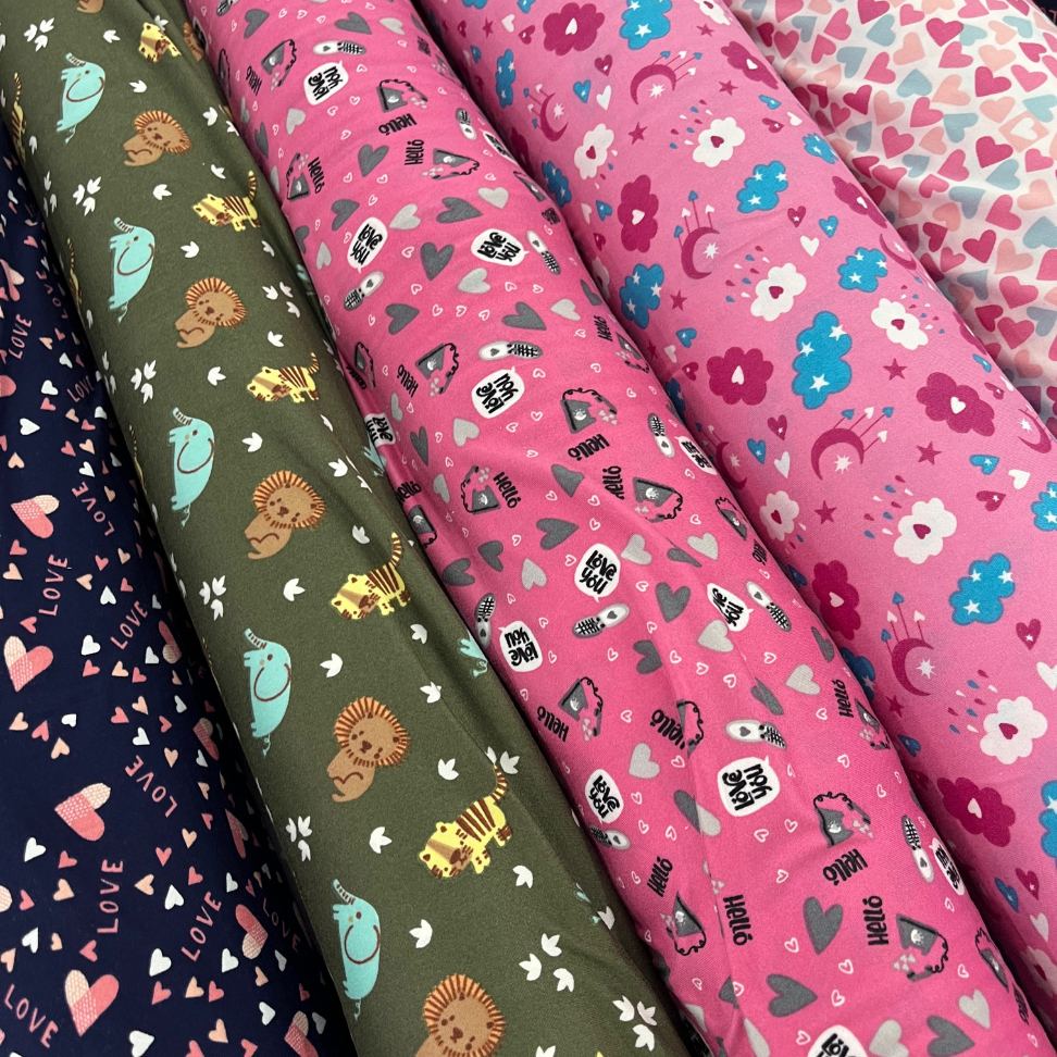 Malha Suede Light por QUILO para Pijama Camisola Toque de Algodão