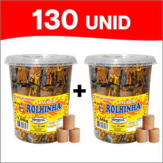 Paçoca Rolha 130unid - Paçoquinha Manamel
