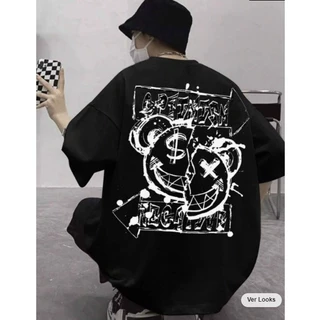Camiseta Streetwear Style Anime Unissex Algodão