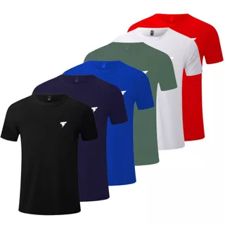 Promoção Camiseta Dry Fit Masculina Lisa - Casual Treino Academia Esportes Exercícios Corrida