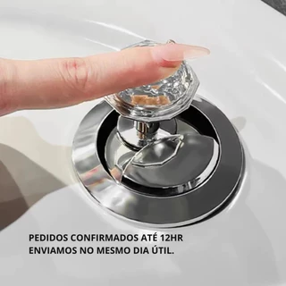 Botão de Descarga Para Vaso Sanitário Formato Diamante 40mm Puxadores para armário porta e gavetas