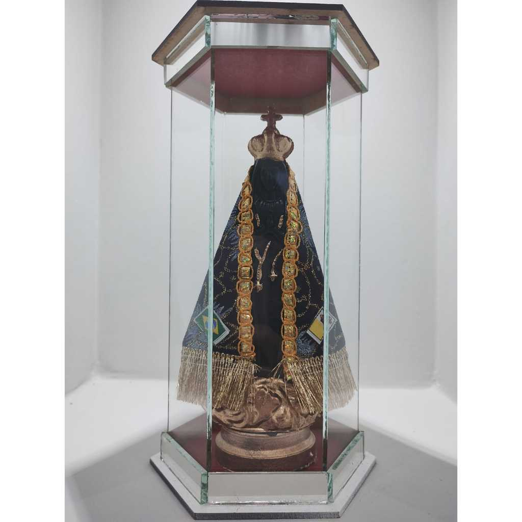 Cúpula de Vidro de Nossa Senhora Aparecida 20 cm