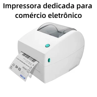 Impressora Térmica Direta Sem Ribbon + 1.000 Etiquetas 10x15cm Bivolt