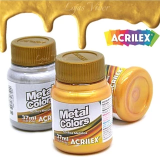 Tinta Metal Colors 37ml Tinta Metálica - Acrilex