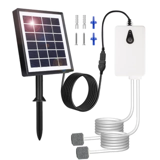 Bomba De Água De Jardim Movida A Energia Solar Oxigenador