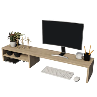 Suporte Notebook E Monitor Apoio Mesa Escritorio 4 Cores DIferentes
