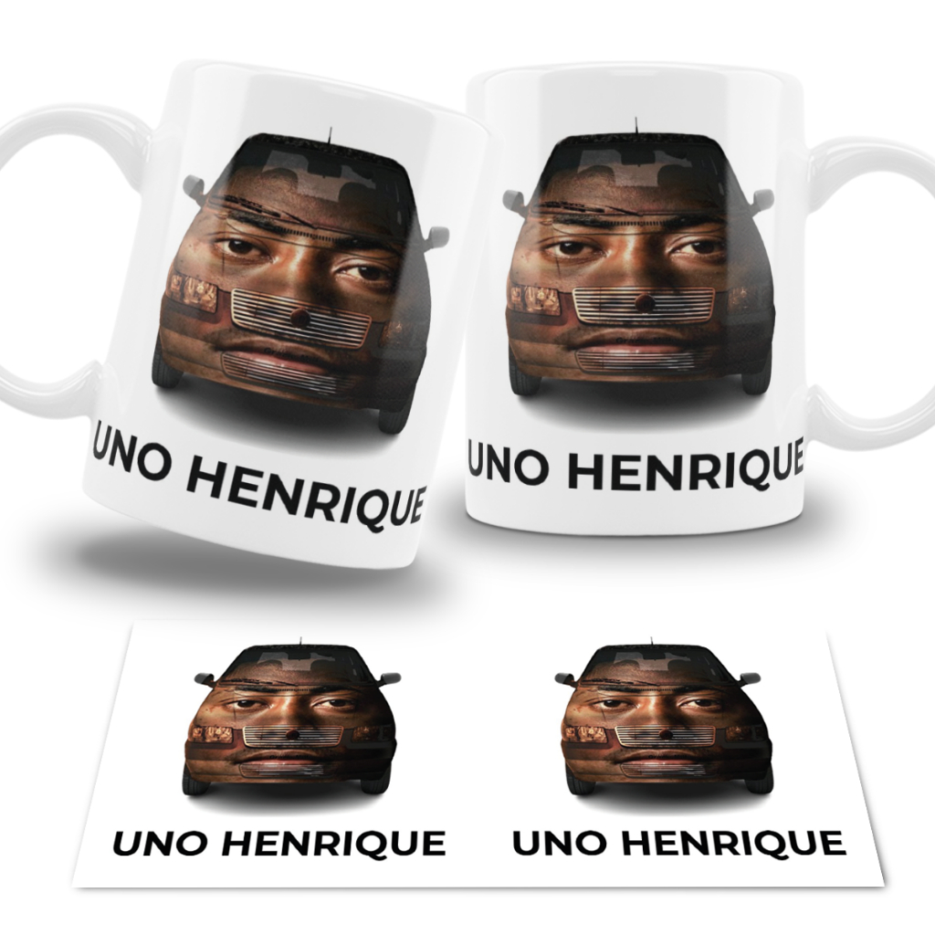 Caneca Personalizada Meme Uno Henrique Ôto Patamar