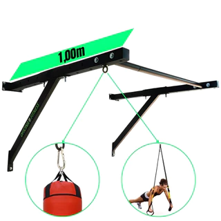 Barra Fixa 1 Metro Parede P/ Exercício Musculação Funcional Muscle Up Crosstrainer Pull-up Academia