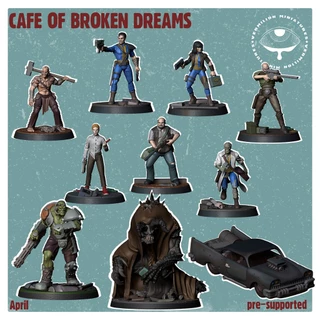 Miniaturas Fallout Wasteland Warfare Cafe of Broken Dreams Vermilion Miniatures