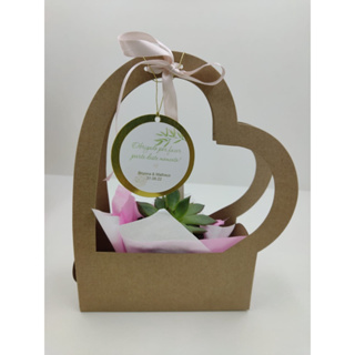 Caixinha kraft lembrancinha dia das mães, casamento, flores com 10 unidades + sisal em Oferta na Shopee