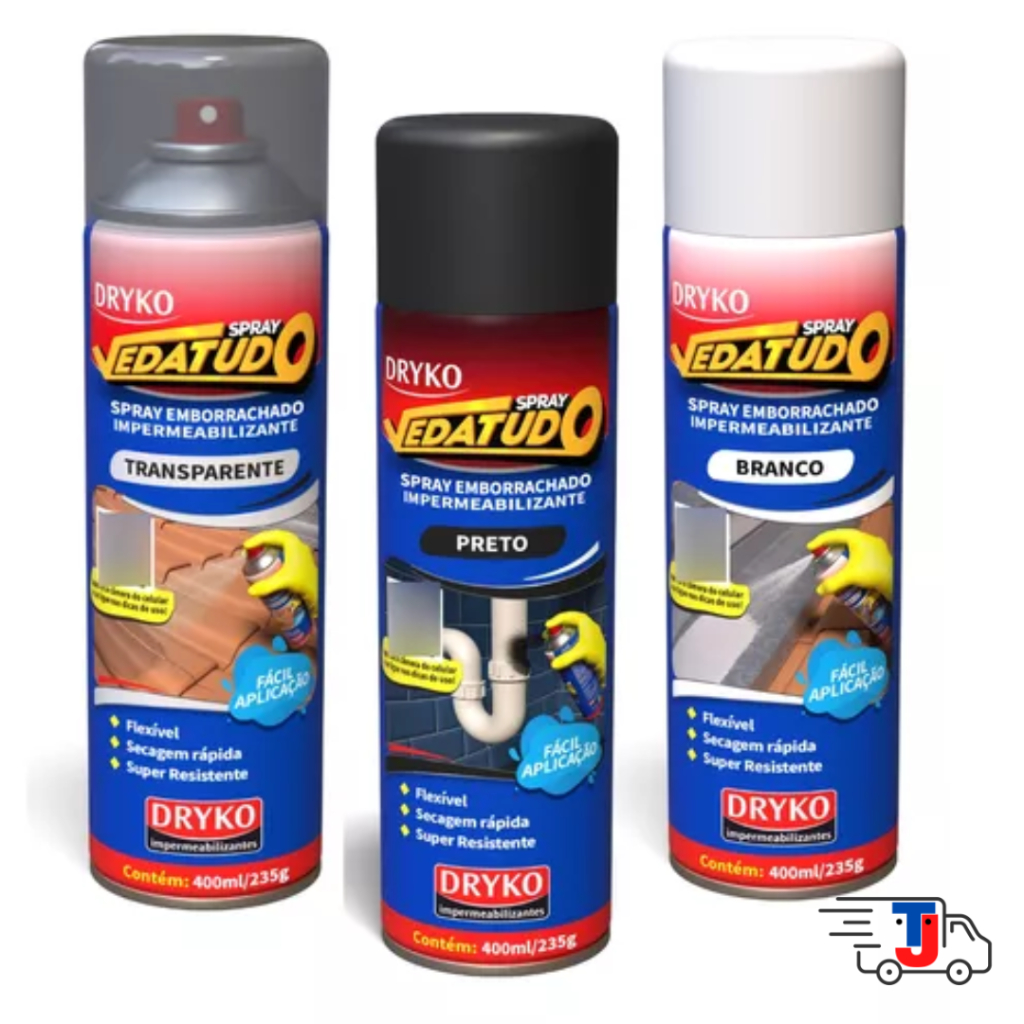 Borracha Líquida Impermeabilizante Spray 400 ml Dryko