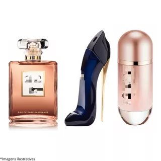 Perfume Feminino Importado 3 Und - Perfume de 50ml