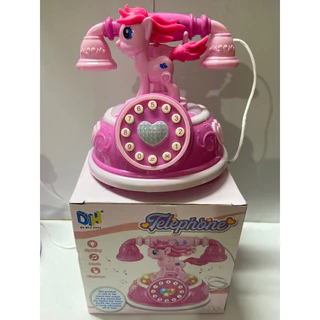 brinquedo Telefone infantil unicórnio celular musical luz ( Enviar cor aleatório )