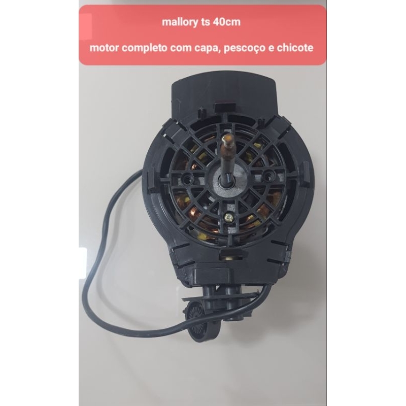 MOTOR PARA VENTILADOR MALLORY 40cm 220v | Shopee Brasil