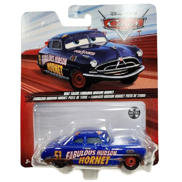 Disney Cars Dirt Track Fabulous Hudson Hornet #51 | Shopee Brasil