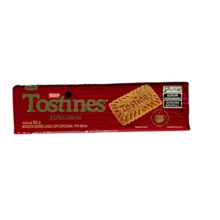 Biscoito Tipo Belga Nestlé Caramelizado Com Especiarias - Bolacha Tostines