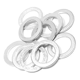 Arruela Aluminio Vedação Bujão Carter 12mm (100 Unidades)