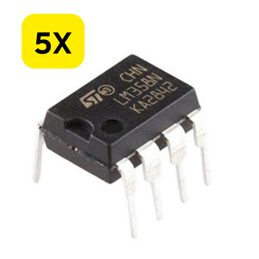 Kit 5x 358 CI Amplificador Operacional LM358 Eletrônica Automação ...