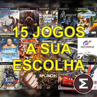 15 Jogos a Sua Escolha - PS2 - Patch