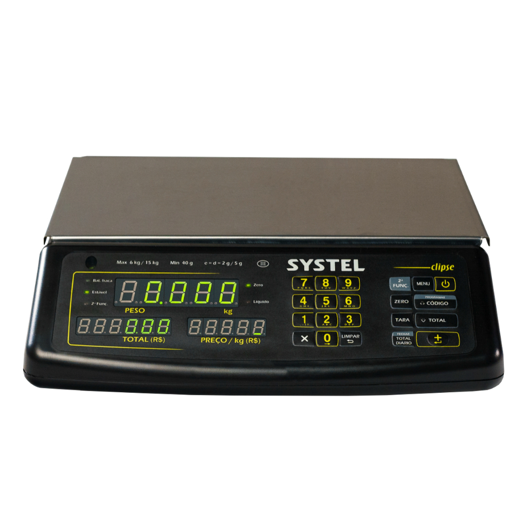 Balança Digital Systel Modelo Clipse 30kg Bivolt + Bateria Com Inmetro ...