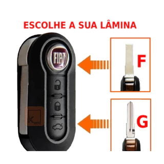 Chave Canivete Fiat Positron Uno Palio Stilo Strada Siena 3 Botões - Opção de Lâmina a Escolher!!