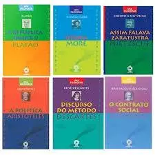 Coleção Serie Filosofar - O Príncipe / A Politica / A Republica / O Contrato Social
