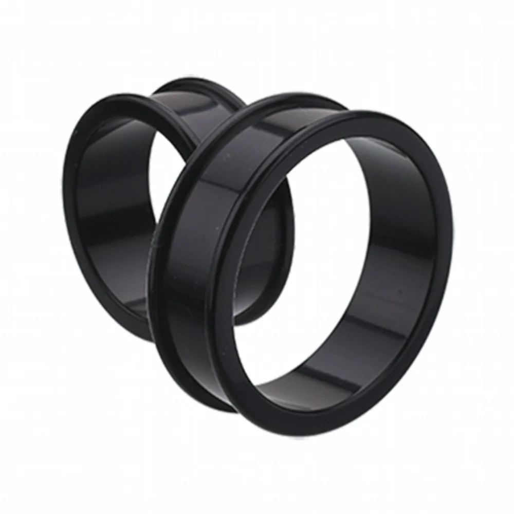 Alargador Silicone Preto Vazado 32mm 34mm unidade