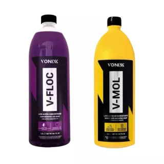 Lava-auto Super Concentrado V-floc ou V-mol 500ml e 1,5L - VONIXX