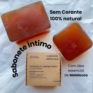 Sabonete Intimo Barbatimão, Camomila e Melaleuca | Cuidado Intimo | Sabonete Natural
