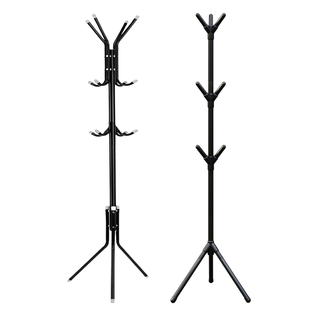 Imagem do produto Mancebo Cabideiro Chão Roupas 12 Ganchos Organizador Casaco Chapéu na loja Shopee