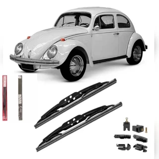 Par de Palhetas Volkswagen Fusca (1980 até 1996) Original Limpador de Para-Brisa