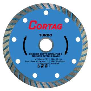 Disco de Corte Diamantado Turbo Flex 115X22,22 - CORTAG