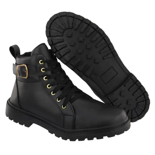 Bota Feminina Coturno Cano Curto Coturninho Botinha Salto Baixo Modelos