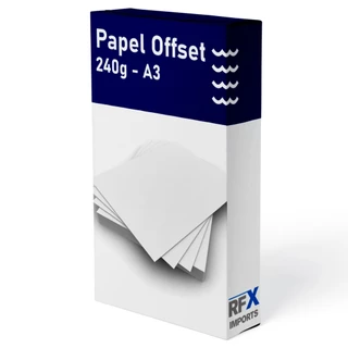 Papel Offset 180g Tamanho A3 Caixa Com 250 Folhas Branco