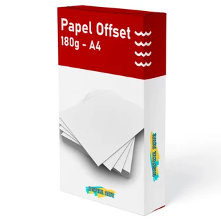 Papel Offset 180g Caixa Com 250 Folhas Tamanho A4 Chambril