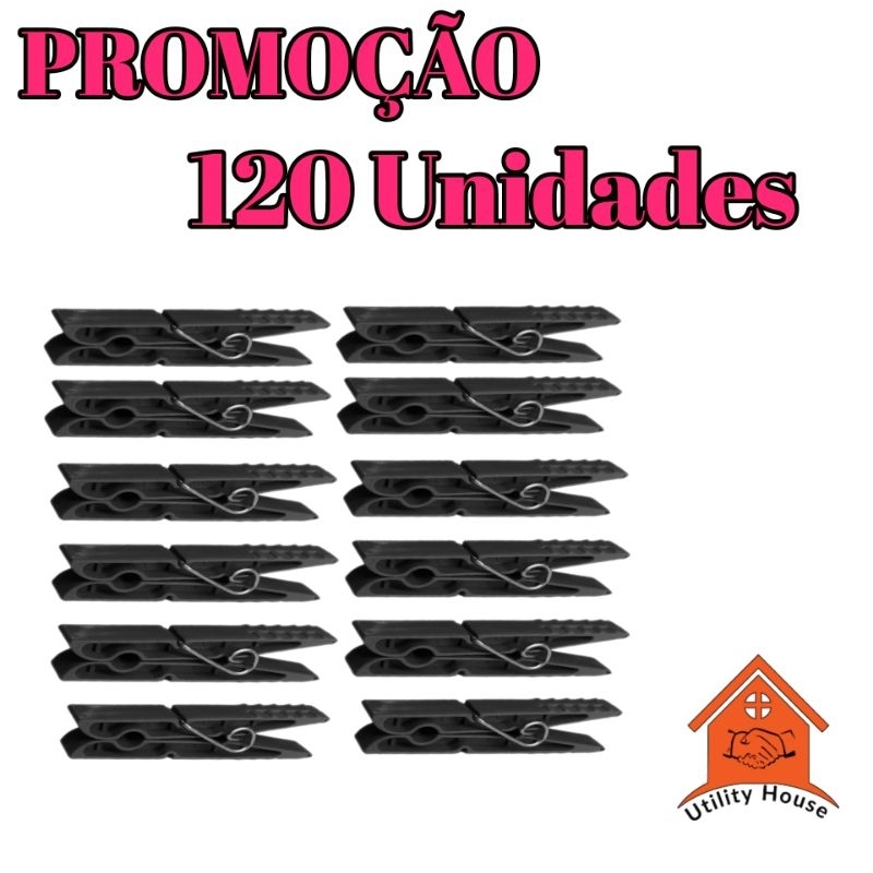 120 Unidades de prendedores cod:001