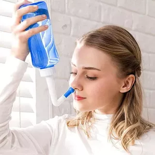 Higienizador Lavador De Nariz Limpador Nasal 300ml para Rinite Alérgica Sinusite