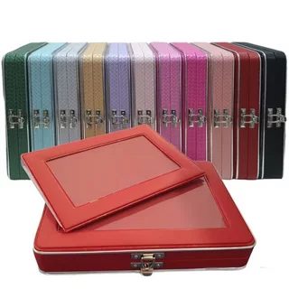 ESTOJO COM ÁLBUM PARA 100 FOTOS 15x21 COM VISOR em Oferta na Shopee