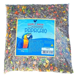 5kg ração mistura de sementes para papagaio