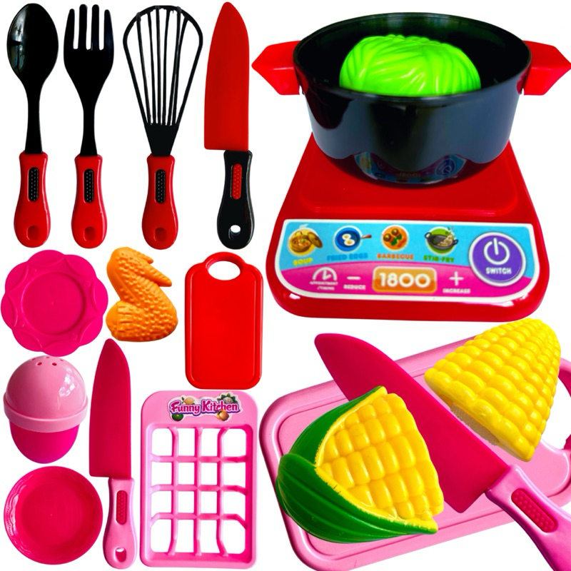 Kit de Brinquedos de Menina e Menino Utensílios De Cozinha Infantil ...