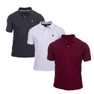 Camisa Polo Masculina Blusa Pronto Algodão PIQUET OFERTA ATACADO