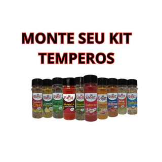 Kit temperos - Monte seu kit de tempero