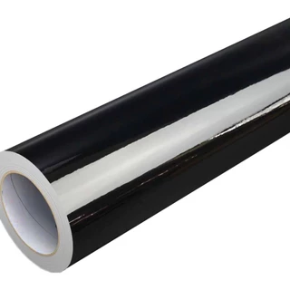 Papel Adesivo Super Brilhante Preto Black Piano Envelopar Geladeira Móveis Carro Moto Lavável Tuning