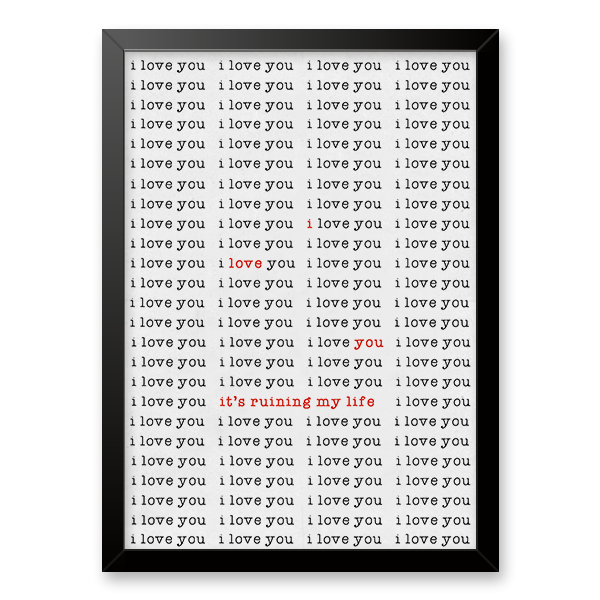 Quadro Fortnight (I love you it's ruining my life) - Taylor Swift feat