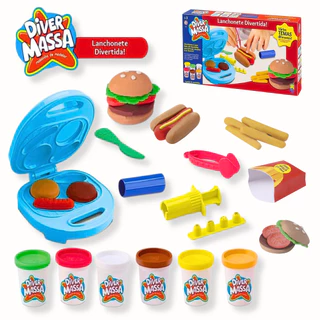 Massa De Modelar Infantil Lanchonete Divertida Divertoys