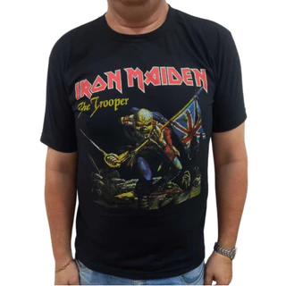 Kit 4 Camiseta Banda Rock 100% Algodão Estampa Sortida