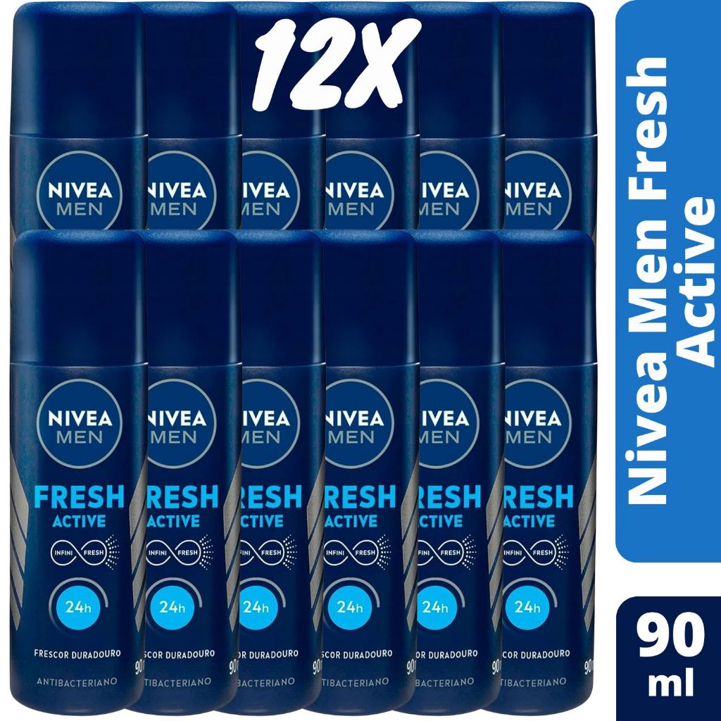 Desodorante Nivea Spray Fresh Active Antitranspirante Corpo e Axilas